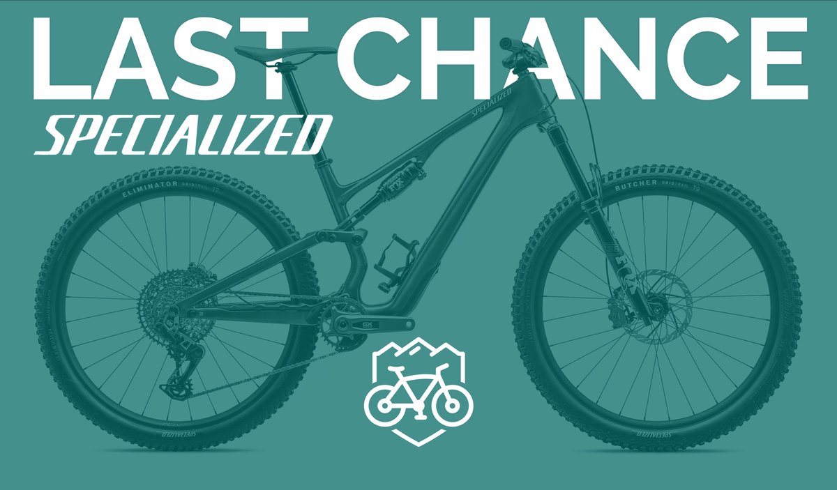 Our Spring Raffle ends tomorrow, May 13, at noon MDT!

This is it: your final opportunity to WIN a Specialized Stumpjumper 15 Expert worth $6,000!

Just over 100 tickets are left. Every ticket = a better chance to win + support for better biking.

Buy 🎟️: ow.ly/7kAv50VRrsy