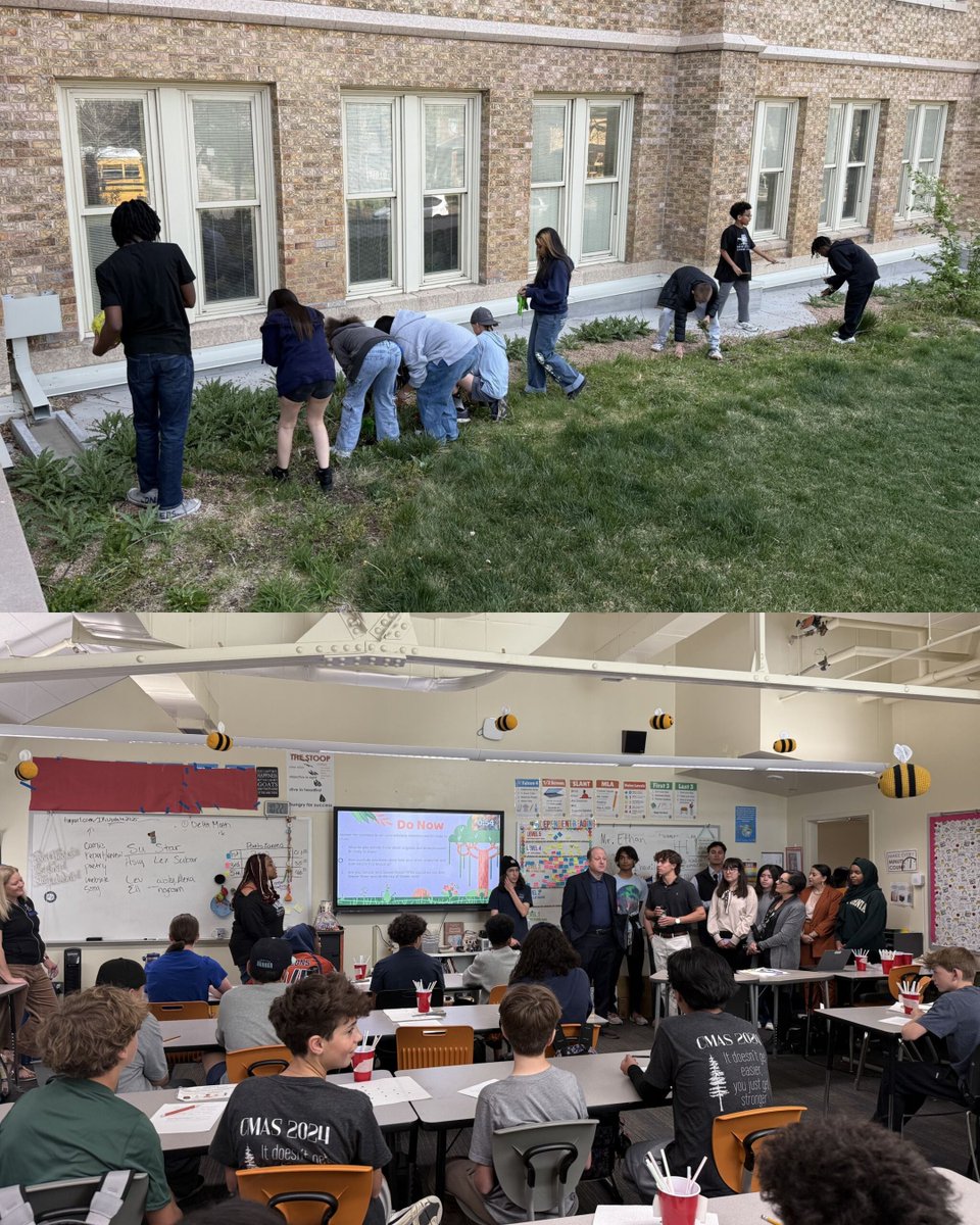 DSSTPubSchools's tweet image. Thank you @LyraColorado for supporting the Seal of Climate Literacy initiative! 🌍🏅 Pictured here: DSST: Cedar students facilitate learning for their peers on Earth Day as an experiential Climate Literacy requirement #GlobalLeadership #EarthDay #Sustainability