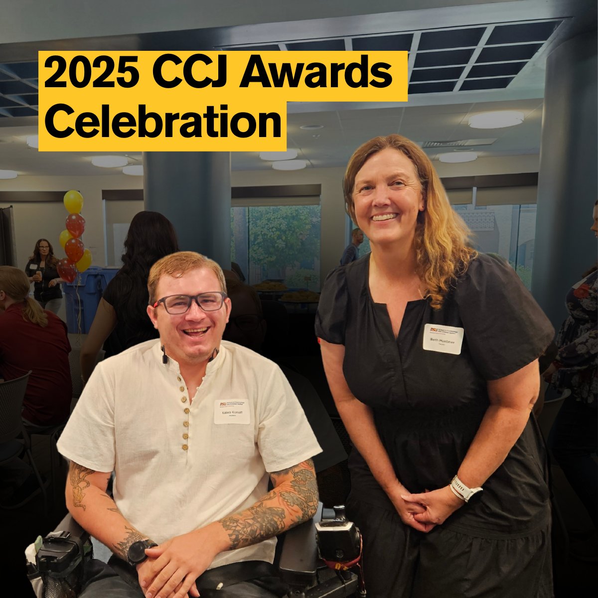 ASUCrimJustice's tweet image. Join us in congratulating the outstanding undergraduate students who were honored at the 2025 ASU School of Criminology and Criminal Justice Awards Celebration. Thank you for advancing justice through scholarship, service and leadership! #CommunityForGood