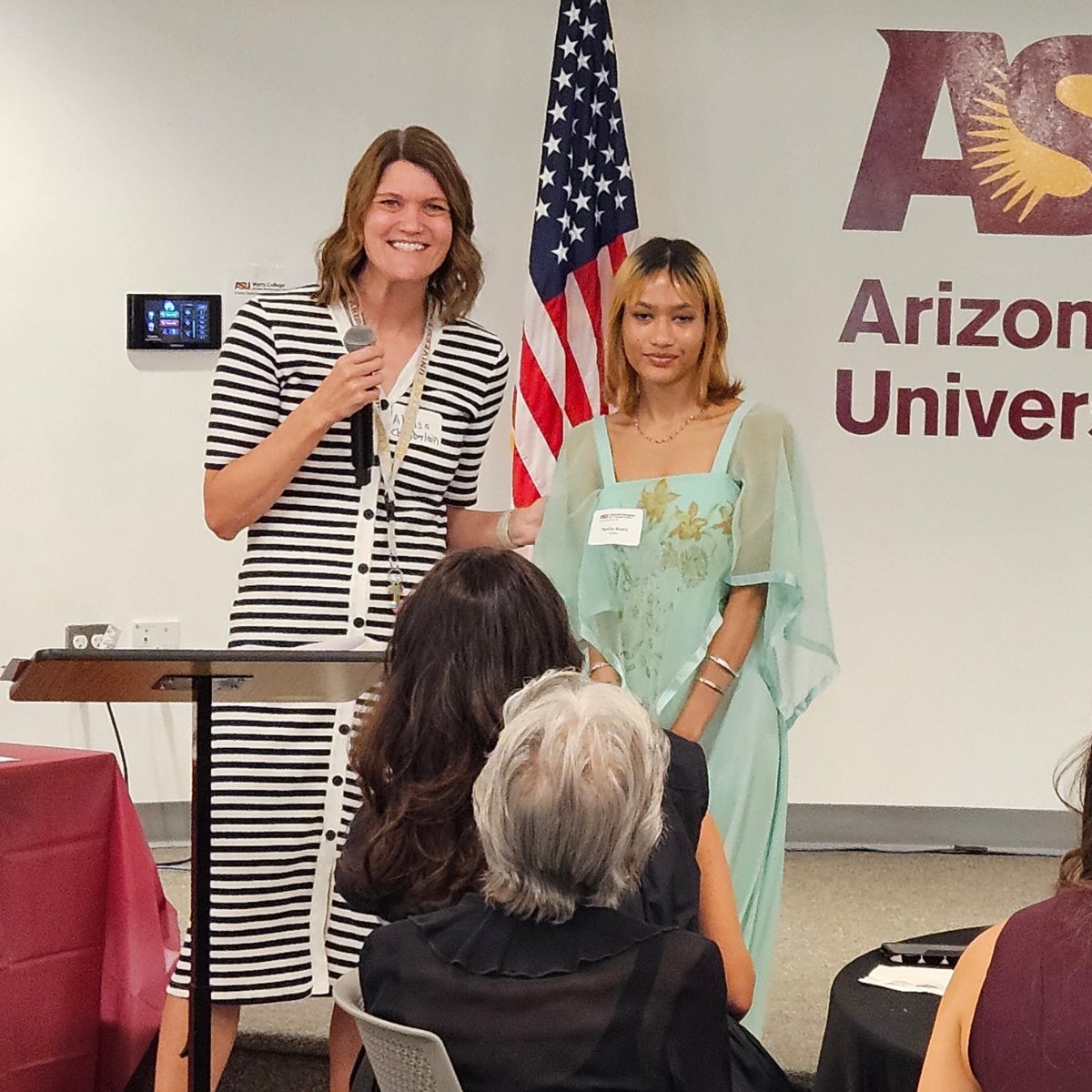 ASUCrimJustice's tweet image. Join us in congratulating the outstanding undergraduate students who were honored at the 2025 ASU School of Criminology and Criminal Justice Awards Celebration. Thank you for advancing justice through scholarship, service and leadership! #CommunityForGood