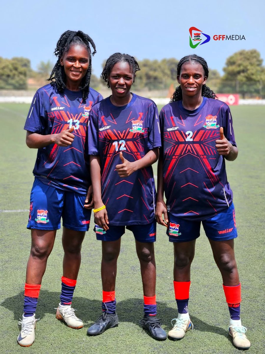 Determine Girls Fc โฝ๐ฑ๐ท (@determinefc) on Twitter photo Our girls, Mbassey Darboe, Catherine Jatta, and Ruggy Joof, joined the Gambian Women National Team training ahead of the 2025 WAFU Zone-A Senior Women's Championship that is expected to take place in Mauritania between May 18-31, 2025. Our girls, Mbassey Darboe, Catherine Jatta, and Ruggy Joof, joined the Gambian Women National Team training ahead of the 2025 WAFU Zone-A Senior Women's Championship that is expected to take place in Mauritania between May 18-31, 2025.