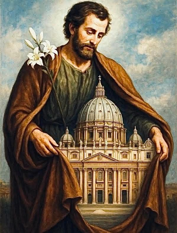 Thank you Saint Joseph, Protector and Provider, for helping the Church to elect our new Pope.