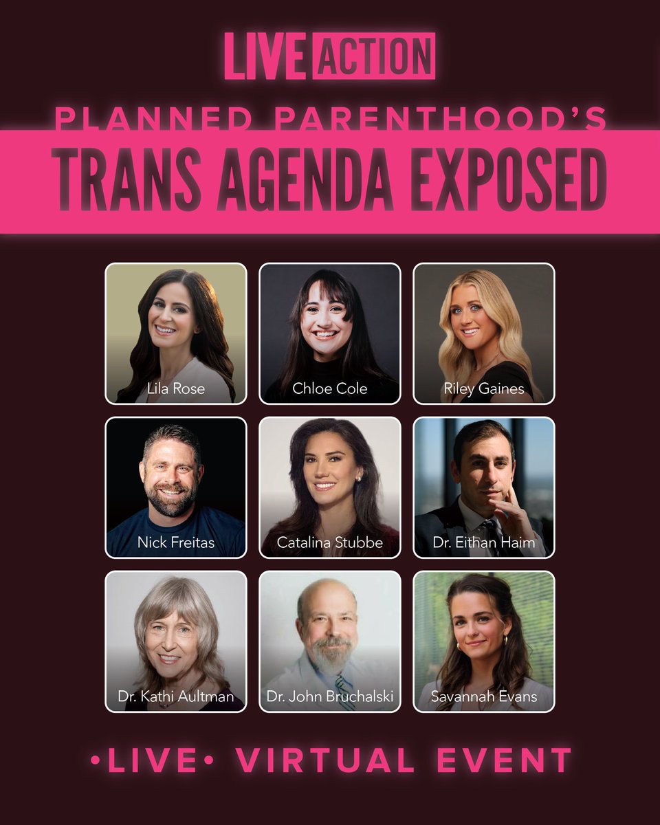 LiveAction's tweet image. More speakers joining the call to expose Planned Parenthood!

RSVP: liveaction.org/planned-parent…