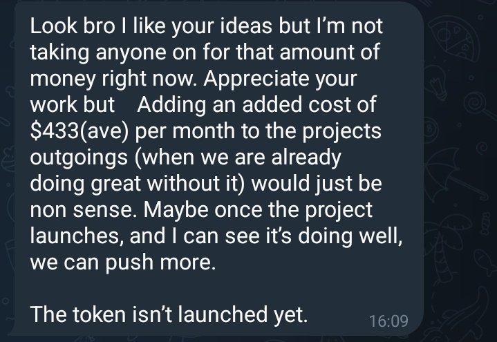 Just bagged 2 gigs in one day…

I wish.

Reality?
Got hit with the good ol' “You're not needed” — sugarcoated rejection.

But guess what?
Spyder doesn’t fold. The blockchain needs me.

And I’ll keep showing up —
For the real ones.
For the projects that value real work.
For the