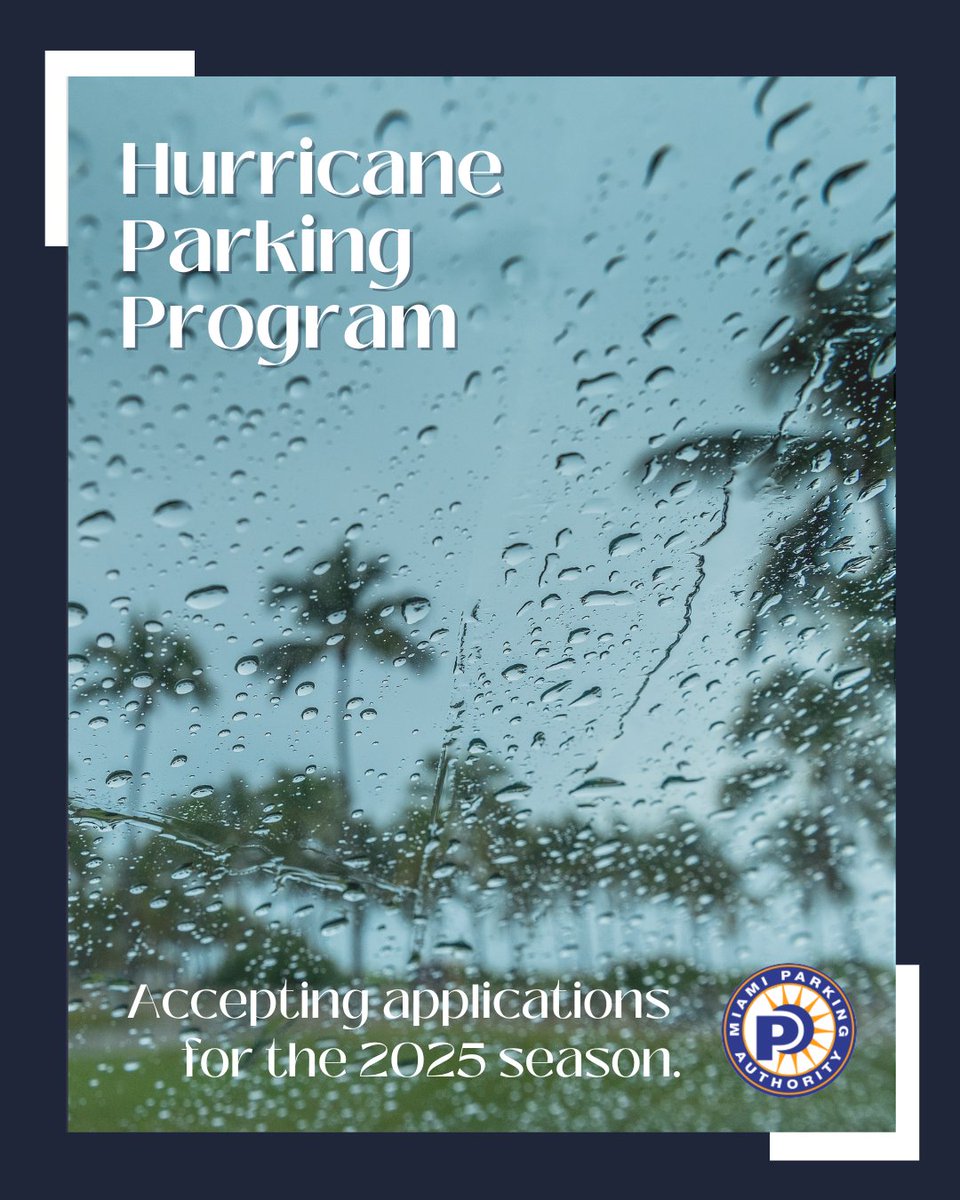 🚨 Bad weather has hit Miami, and hurricane season is just around the corner! Ensure peace of mind by signing up for our Hurricane Parking program. Click the link in our bio to secure your spot today! 🌪️