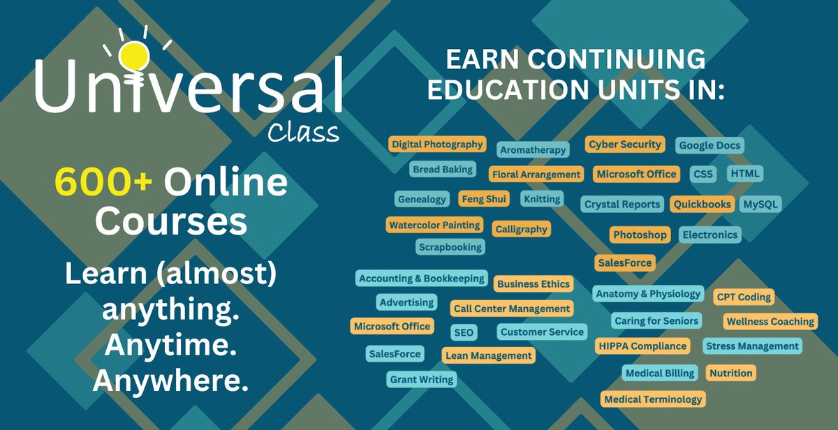 Did you know your Mobile Public Library card gives you free access to Universal Class? Explore hundreds of online courses and start building the skills you need to reach your goals! 📷 Learn more: bit.ly/4dbNkjY