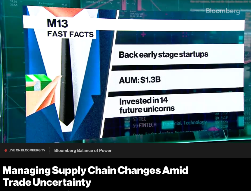 M13 (@m13company) on Twitter photo M13 co-founder <a href="/CarterReum/">Carter Reum</a> joined <a href="/CarolineHydeTV/">Caroline Hyde</a> on <a href="/BloombergLive/">Bloomberg Live</a> to talk about how brands in the US are navigating tariff uncertainty by turning to <a href="/shoppietra/">Pietra | Your e-commerce operations platform</a> for better sourcing.
Learn how Pietra, powered by AI, helps SMBs de-risk their supply chain and find alternatives in M13 co-founder <a href="/CarterReum/">Carter Reum</a> joined <a href="/CarolineHydeTV/">Caroline Hyde</a> on <a href="/BloombergLive/">Bloomberg Live</a> to talk about how brands in the US are navigating tariff uncertainty by turning to <a href="/shoppietra/">Pietra | Your e-commerce operations platform</a> for better sourcing.
Learn how Pietra, powered by AI, helps SMBs de-risk their supply chain and find alternatives in