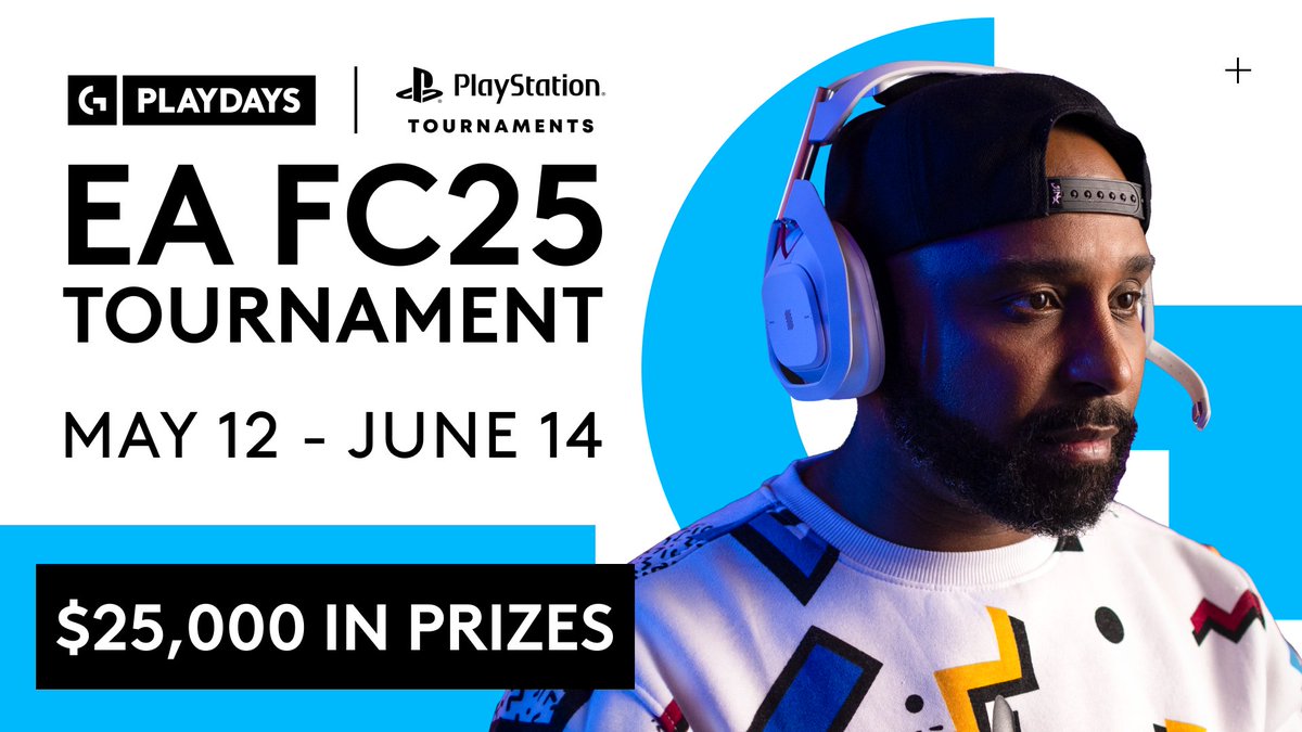 Logitech G (@logitechg) on Twitter photo We are excited to announce a new PLAYDAYS event, featuring <a href="/EASPORTSFC/">EA SPORTS FC</a> on <a href="/PlayStation/">PlayStation</a> Tournaments!
📅 May 12 - June 15
💰 $25,000+ in Cash & Prizes
🎮 Qualify on PS5 Tournaments
Learn more and register today at Discord.gg/LogitechG We are excited to announce a new PLAYDAYS event, featuring <a href="/EASPORTSFC/">EA SPORTS FC</a> on <a href="/PlayStation/">PlayStation</a> Tournaments!
📅 May 12 - June 15
💰 $25,000+ in Cash & Prizes
🎮 Qualify on PS5 Tournaments
Learn more and register today at Discord.gg/LogitechG