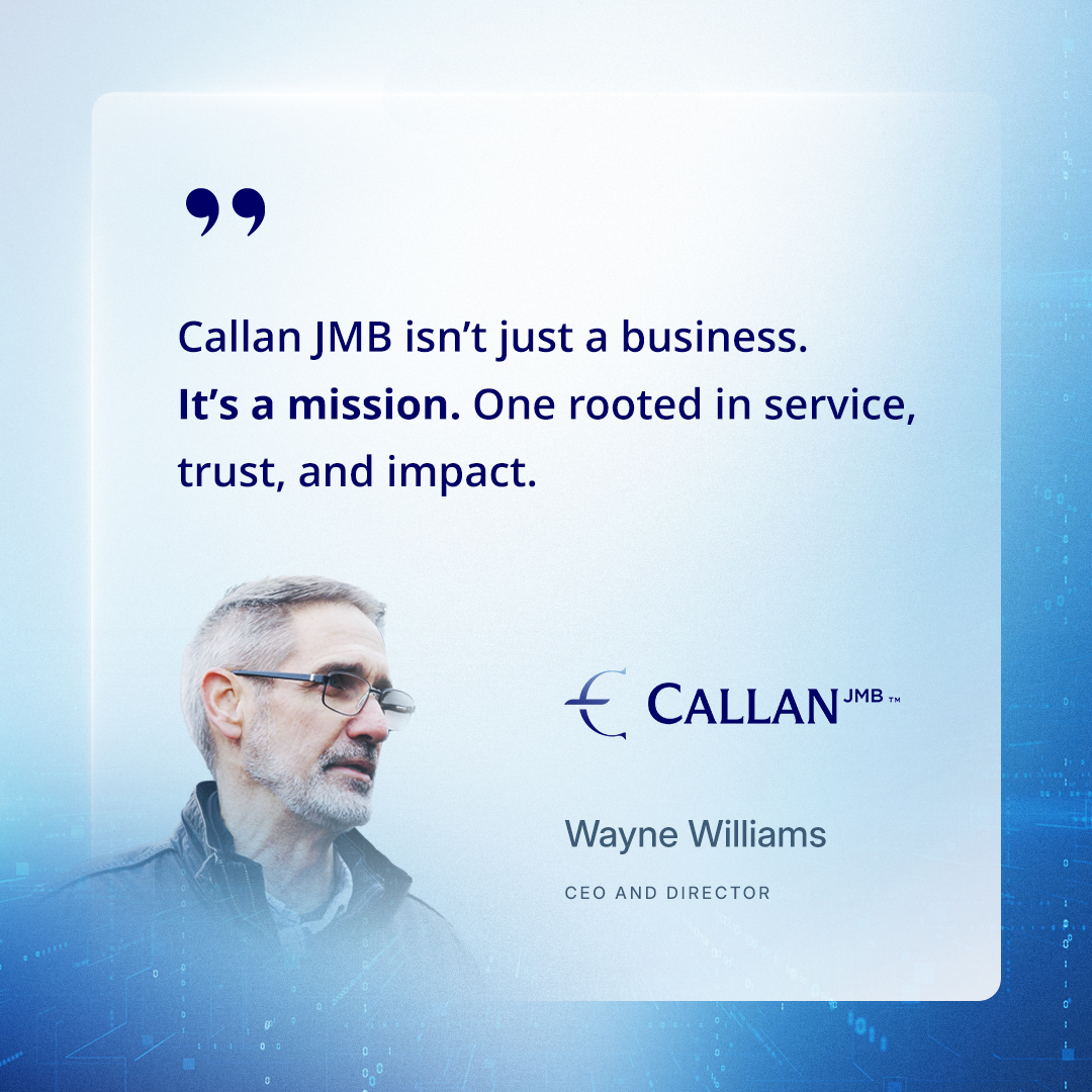 When I founded <a href="/CallanJMBInc/">CallanJMB</a> in 2006, it was more than just building a company — it was about creating a mission rooted in service, integrity, and making a lasting impact.  

As a Service-Disabled Veteran, I carry the discipline and mindset of military service into every aspect