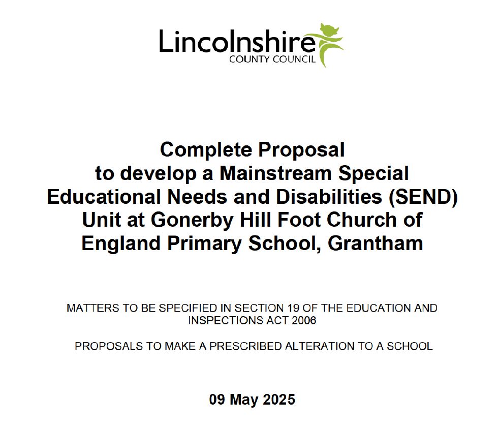📢 Big news for Grantham: A new SEND Unit is proposed at Gonerby Hill Foot Primary. 20 places, inclusive support, closer to home. 🏫💬

The formal consultation is open until 6 June—have your say here ⬇️
#SEND #Grantham #Lincolnshire 

buff.ly/9jvCil0