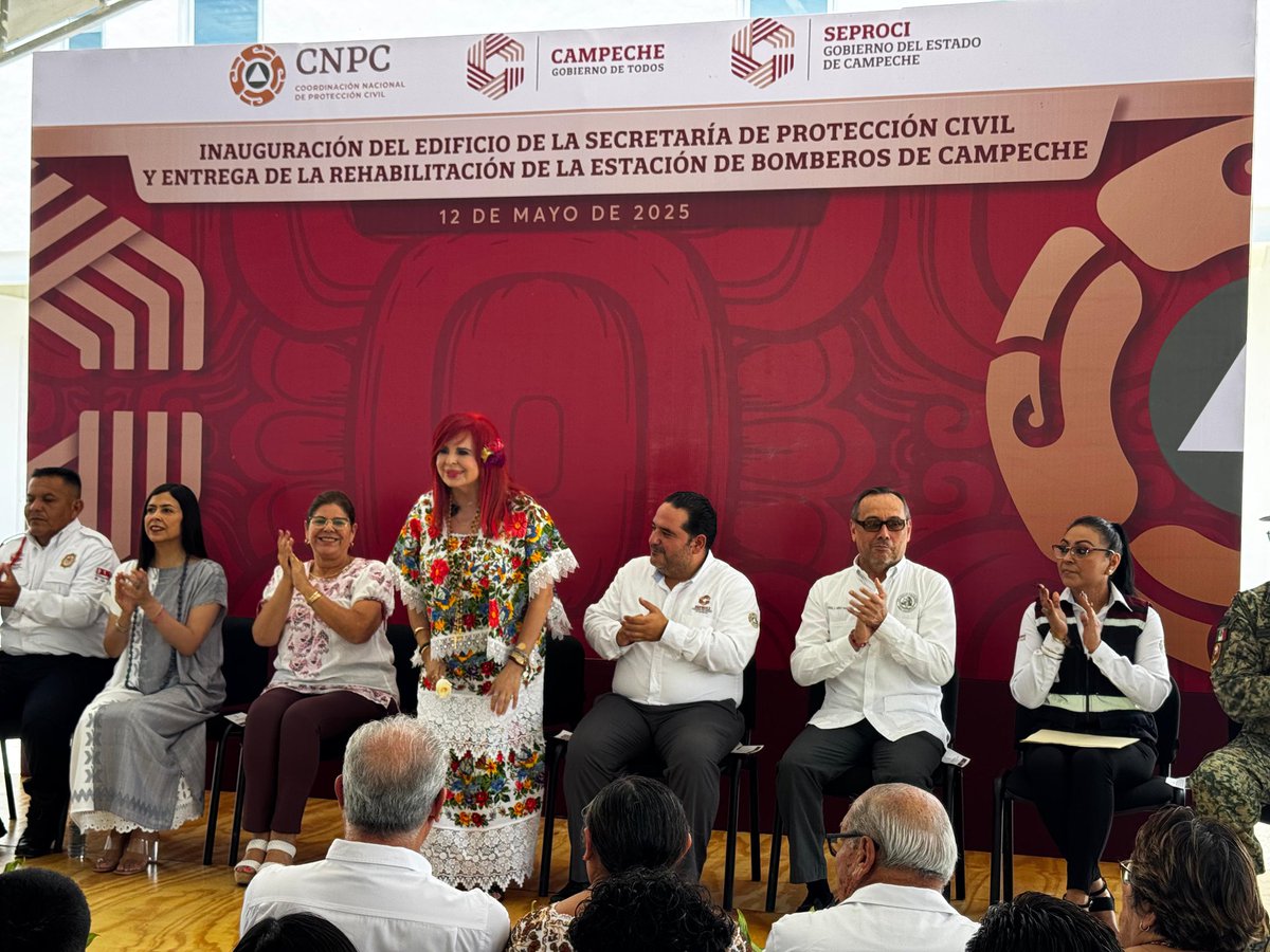 MartinaKantun's tweet image. Estuve presente en la inauguración de las nuevas instalaciones de la @SEPROCICAMP y de la rehabilitación de la estación de Bomberos.
¡#Campeche se transforma con la gobernadora @LaydaSansores!
#EsMartinaSenadora