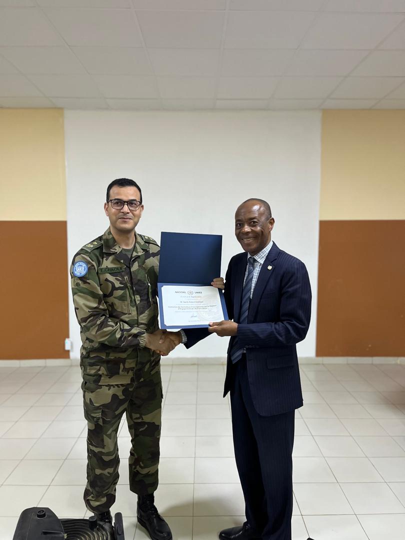 Heureux d'avoir participé à une activité de renforcement des capacités en droits de l'homme, de membres de pelotons d'engagement des Nations Unies ce jour à Thiès,  Sénégal. Les droits humains doivent rester au cœur du mandat des pelotons d'engagement de l'ONU dans le monde.