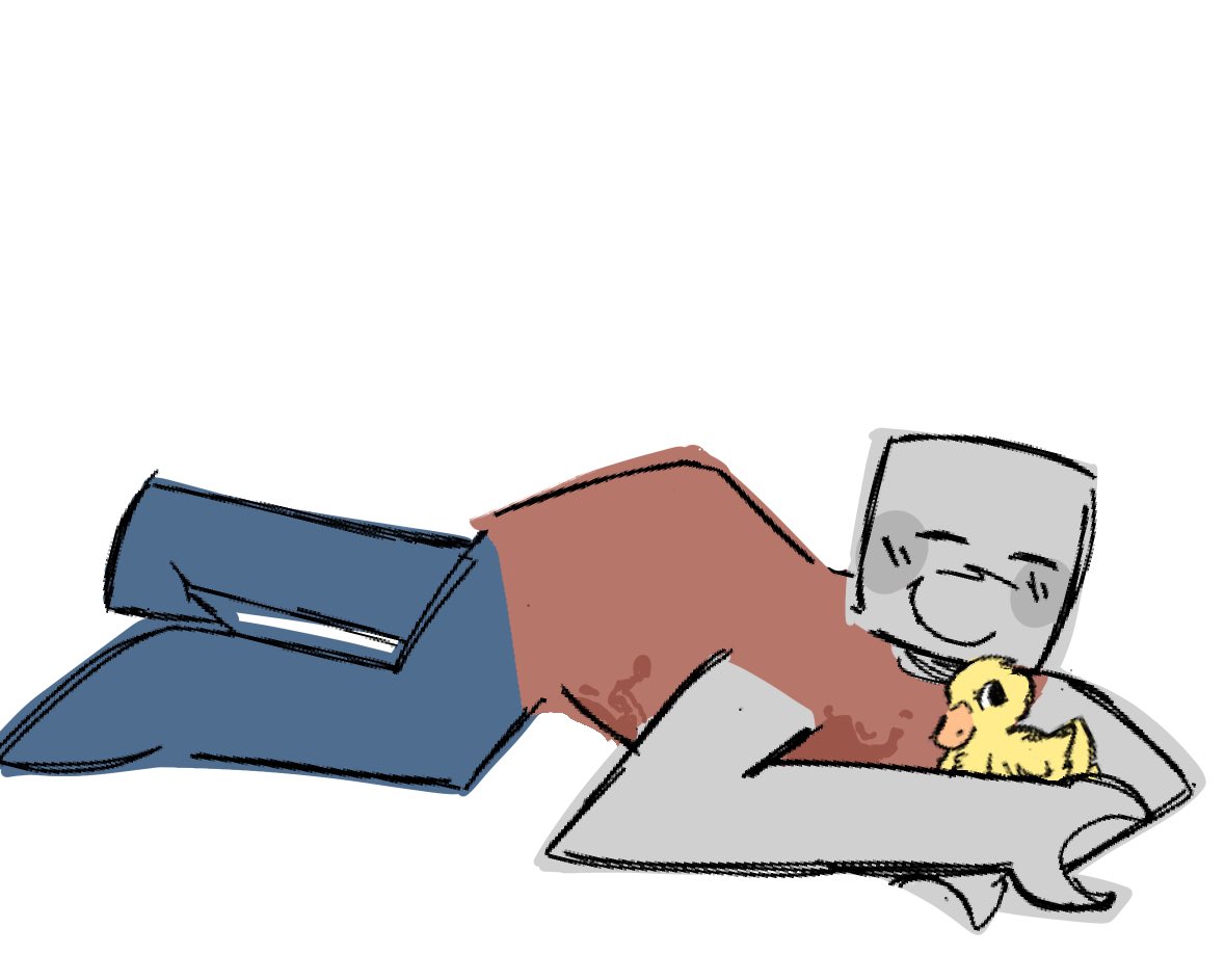 Tadpoleparty's tweet image. Hi Rust and duck #hjd #hellojohndoe
