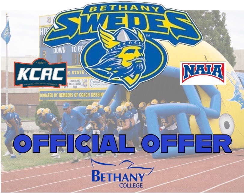 Jalen Cheeks (@jalencheeks08) on Twitter photo Blessed and Extremely Grateful to receive my first offer from Bethany College!! #AGTG
<a href="/bjcheeks1/">Dr. Brandon J. Cheeks</a> <a href="/CoachCasey25/">Coach Casey</a>
<a href="/CoachOzores/">Christien Ozores</a> <a href="/sharp_spelite/">Sharp Performance</a> <a href="/vincentgrigsby/">Coach Grigsby</a> <a href="/FootballBethany/">Bethany College Football</a> Blessed and Extremely Grateful to receive my first offer from Bethany College!! #AGTG
<a href="/bjcheeks1/">Dr. Brandon J. Cheeks</a> <a href="/CoachCasey25/">Coach Casey</a>
<a href="/CoachOzores/">Christien Ozores</a> <a href="/sharp_spelite/">Sharp Performance</a> <a href="/vincentgrigsby/">Coach Grigsby</a> <a href="/FootballBethany/">Bethany College Football</a>