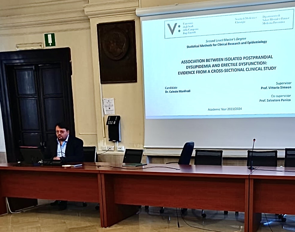 Celeste Manfredi (@manfrediceleste) on Twitter photo 🎓 Just completed my Master’s in Statistical Methods for Clinical Research at <a href="/unicampania/">UniversitàVanvitelli</a>
From basics to advanced stats, and now working confidently with #RStudio 📊
Thanks to Prof. <a href="/paolochiodini/">Paolo Chiodini</a> , <a href="/vittoriosimeon/">Vittorio Simeon</a> & Salvatore Panico for the guidance!
#MedStats #Research 🎓 Just completed my Master’s in Statistical Methods for Clinical Research at <a href="/unicampania/">UniversitàVanvitelli</a>
From basics to advanced stats, and now working confidently with #RStudio 📊
Thanks to Prof. <a href="/paolochiodini/">Paolo Chiodini</a> , <a href="/vittoriosimeon/">Vittorio Simeon</a> & Salvatore Panico for the guidance!
#MedStats #Research