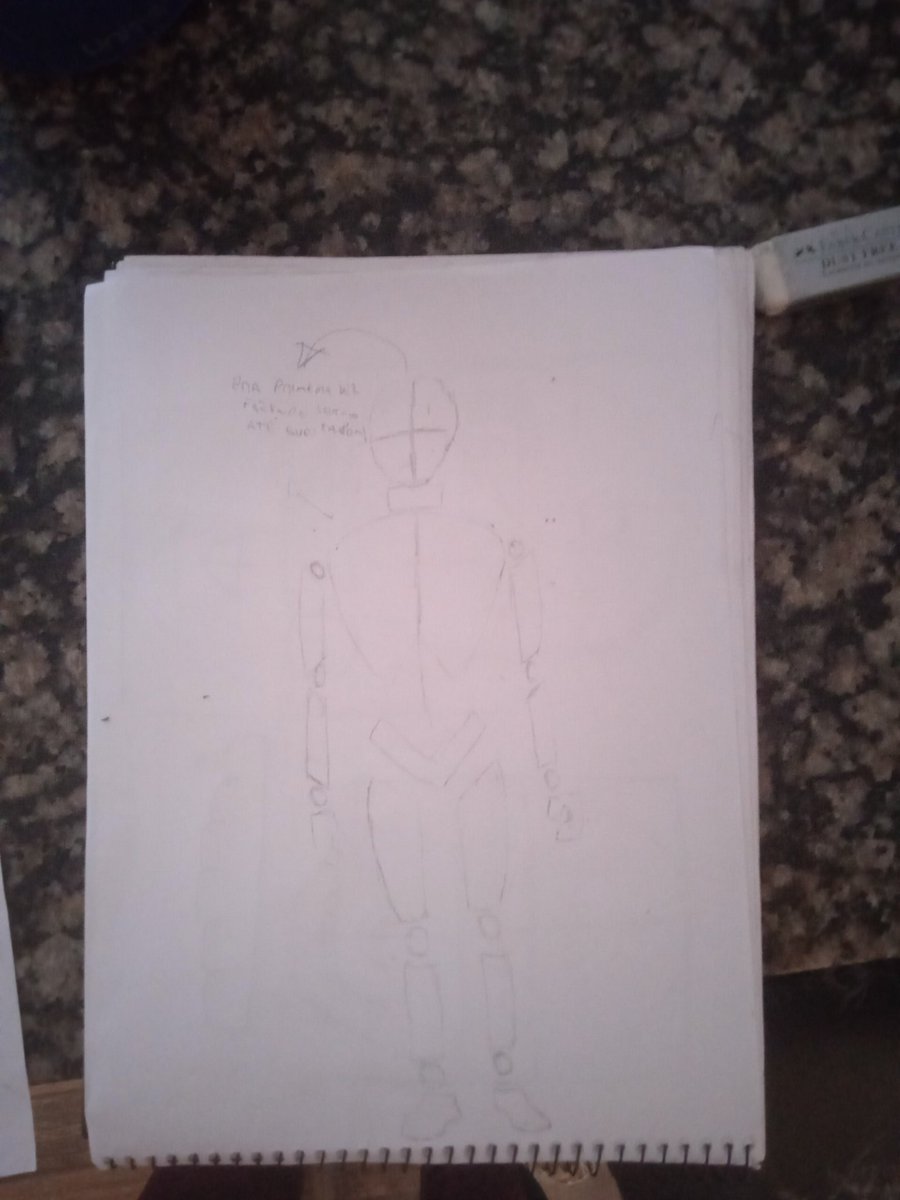 Primeira vez fazendo corpo até que ficou bom kkk, tamo evoluindo, tamo evoluindo