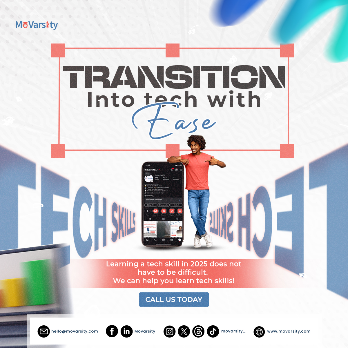 movarsityn97598's tweet image. Switch careers into tech with confidence.
At MoVarsity, we make your transition into tech smooth, guided, and empowering. 

Ready to begin?
Call us today

#TransitionIntoTech #Movarsity #CareerSwitch #TechCareers