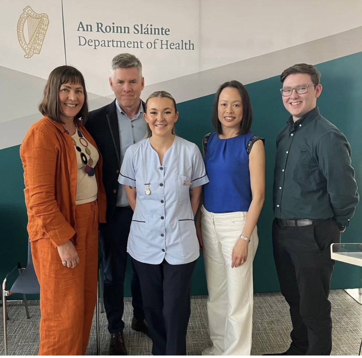 Katelyn Walsh (@katelynwalsh_) on Twitter photo It was an honour to represent <a href="/stjamesdublin/">St James's Hospital</a> at the International Nurses Day event in the Department of Health today. A lovely opportunity to meet the CNO and reconnect with those from TUS, where my nursing journey began.
Nursing to me is about compassion, advocacy, and making a It was an honour to represent <a href="/stjamesdublin/">St James's Hospital</a> at the International Nurses Day event in the Department of Health today. A lovely opportunity to meet the CNO and reconnect with those from TUS, where my nursing journey began.
Nursing to me is about compassion, advocacy, and making a