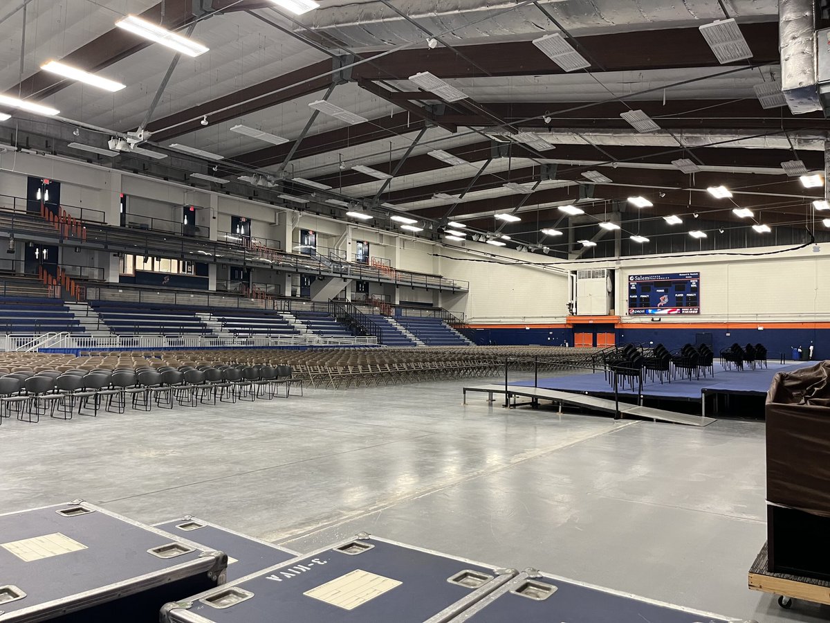 Big preparations underway as we head into Commencement weekend! Excited to celebrate the Viking Class of 2025!  🎉