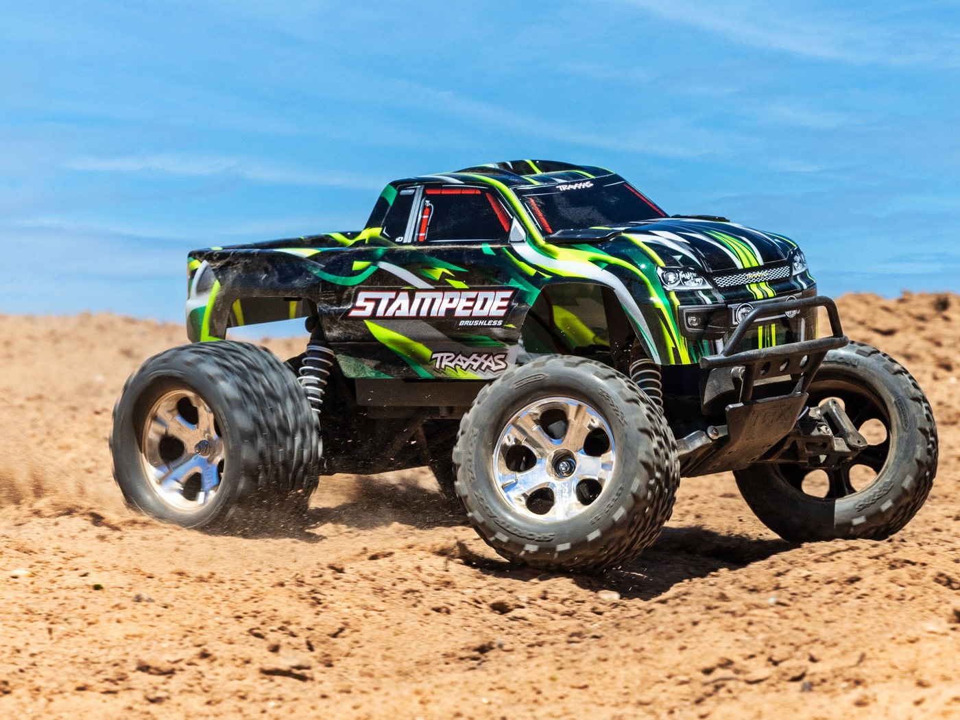 Traxxas Stampede 2WD 1/10 Scale Monster Truck With TQ 2.4GHz Radio