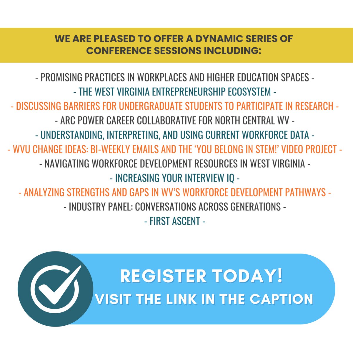 CoalfieldDevelopment (@coalfieldwv) on Twitter photo 📣 3 days to go! We'll be at <a href="/HighRocksEdCorp/">High Rocks</a> & <a href="/First2Network/">First2 Network</a>'s free #WVWorkforceCoConference—connecting educators, students and jobseekers, employers, and workforce changemakers from across WV. 💼
📅 May 15-17 |📍Charleston, WV
👉eventbrite.com/e/first2-netwo… 📣 3 days to go! We'll be at <a href="/HighRocksEdCorp/">High Rocks</a> & <a href="/First2Network/">First2 Network</a>'s free #WVWorkforceCoConference—connecting educators, students and jobseekers, employers, and workforce changemakers from across WV. 💼
📅 May 15-17 |📍Charleston, WV
👉eventbrite.com/e/first2-netwo…