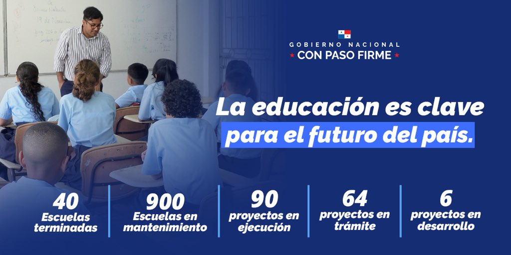 presidenciapma's tweet image. Nuestro compromiso es firme: construir un país que avance y no se detenga.
¡La educación es el futuro y seguiremos trabajando por ella! #ConPasoFirme🇵🇦