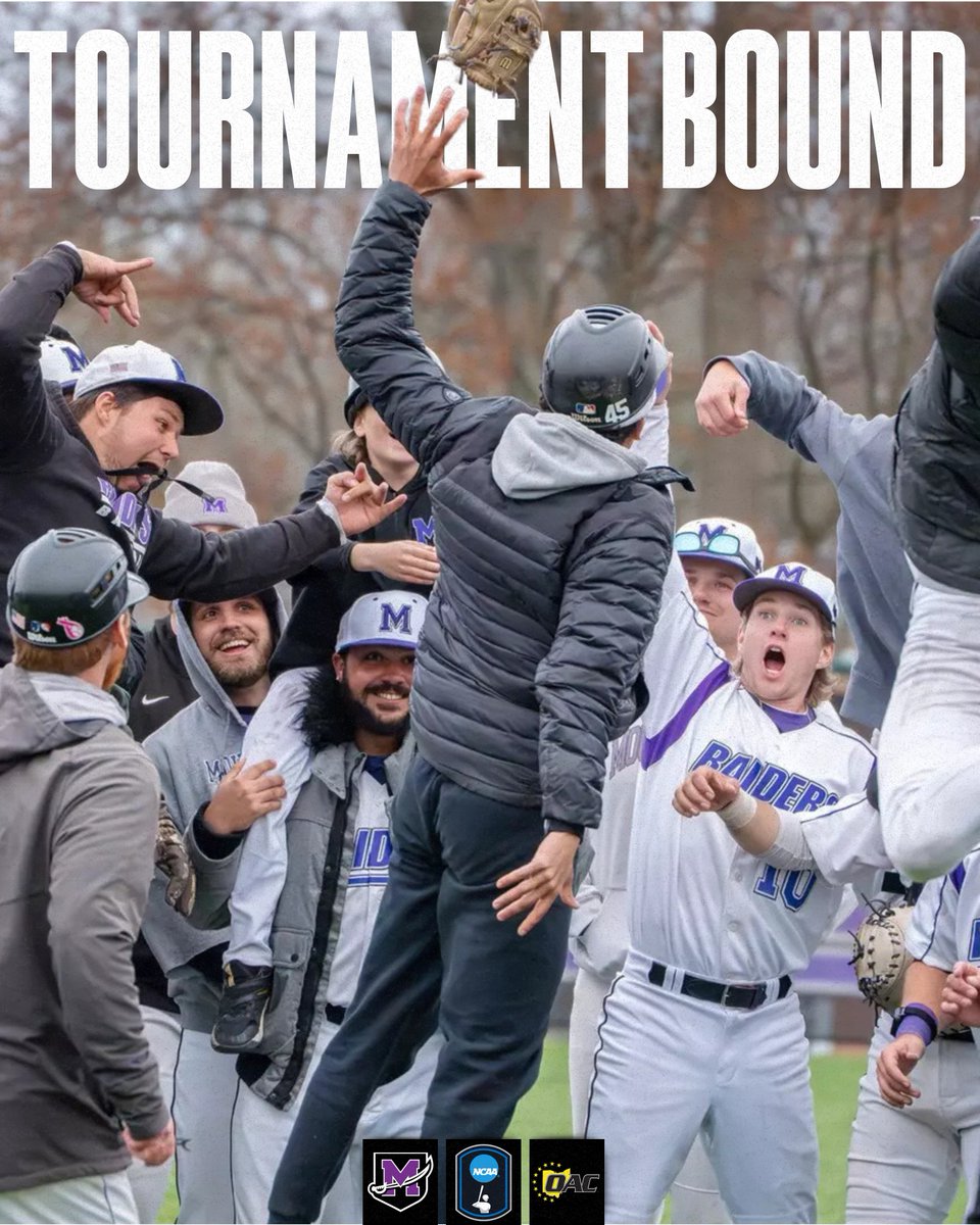 Ohio Athletic Conference (@ohathleticconf) on Twitter photo staying at home! โพ
<a href="/umubaseball/">Mount Union Baseball</a> gets an at-large bid to the <a href="/NCAADIII/">NCAA Division III</a> Baseball Tournament, and will open up at home in the regionals against Catholic.
Full Bracket: ncaa.com/brackets/basebโฆ
#OAC | #D3Baseball staying at home! โพ
<a href="/umubaseball/">Mount Union Baseball</a> gets an at-large bid to the <a href="/NCAADIII/">NCAA Division III</a> Baseball Tournament, and will open up at home in the regionals against Catholic.
Full Bracket: ncaa.com/brackets/basebโฆ
#OAC | #D3Baseball
