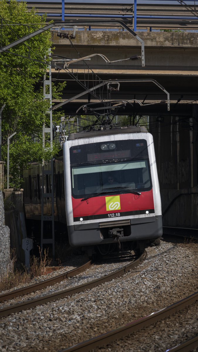 La 112.18 cruzando la AP-7. (12 de mayo de 2025)