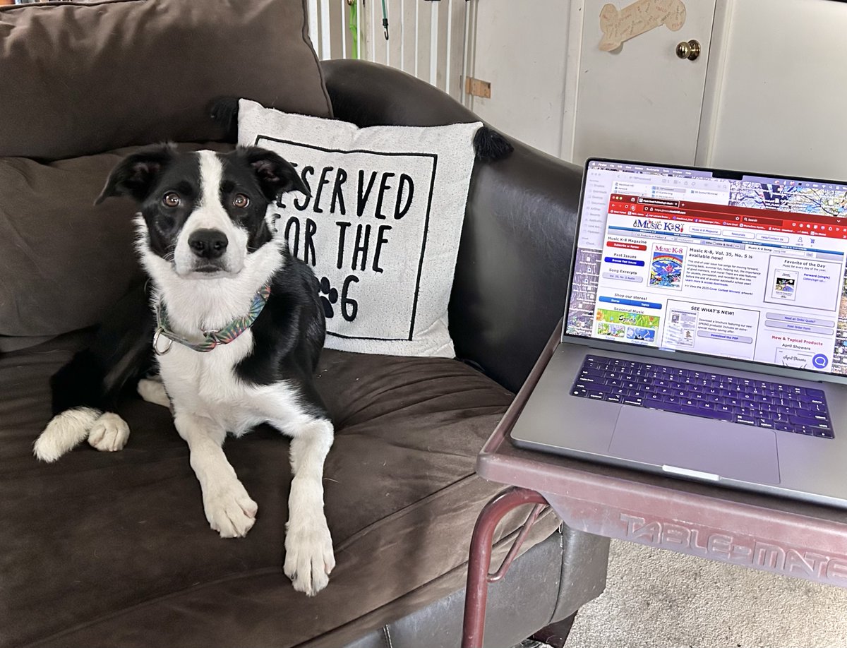 Marcy says, "The humans have decided to extend the 🎉Free Shipping🌠 deal on MusicK8.com until the end of May. Enter the code SMALLBIZ at checkout go get free shipping."