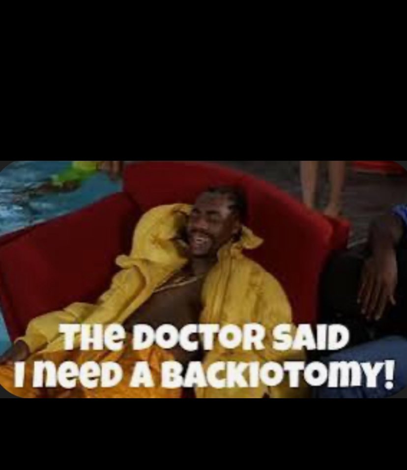 In a lot of pain today