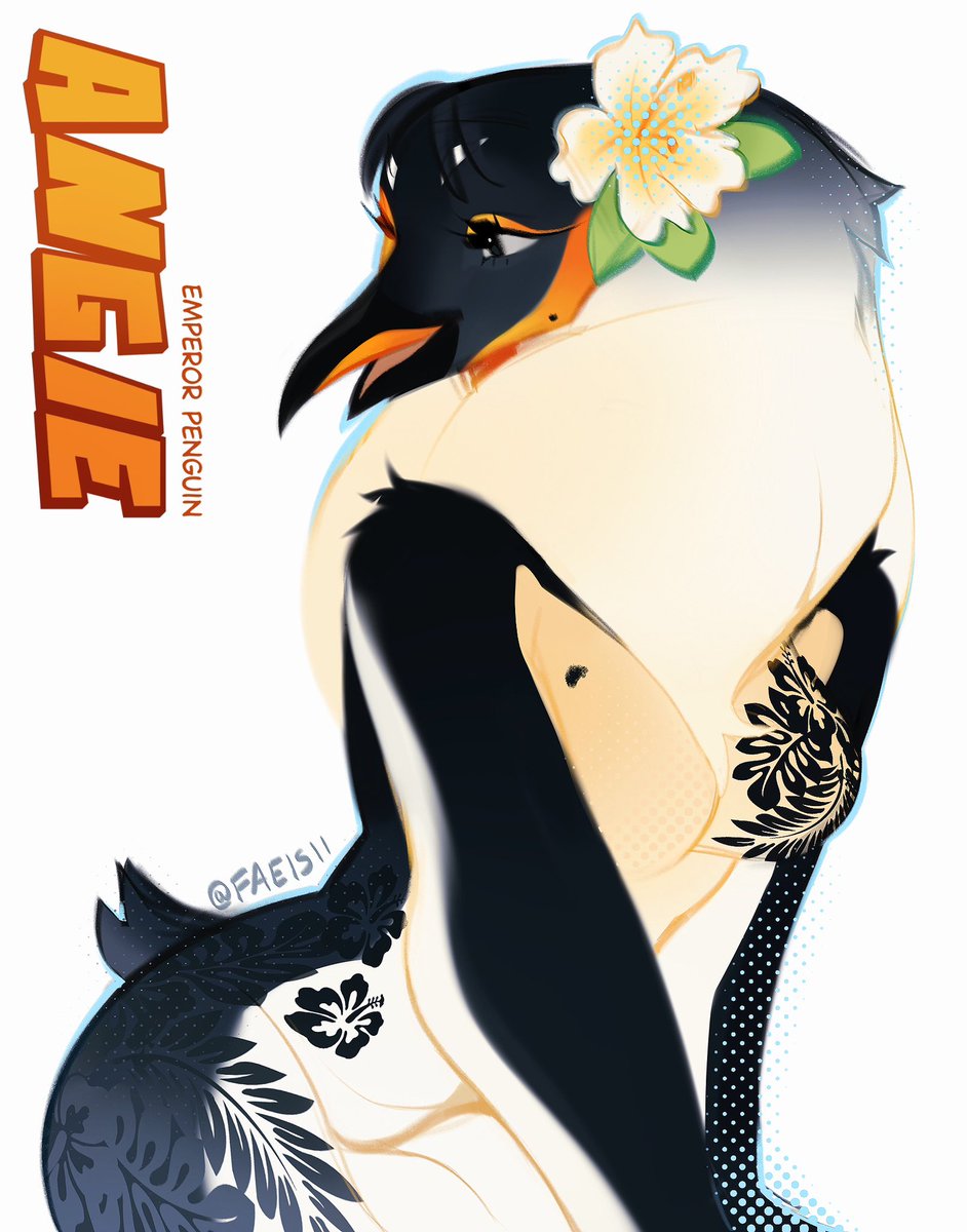 flowers &amp; tail feathers &lt;3