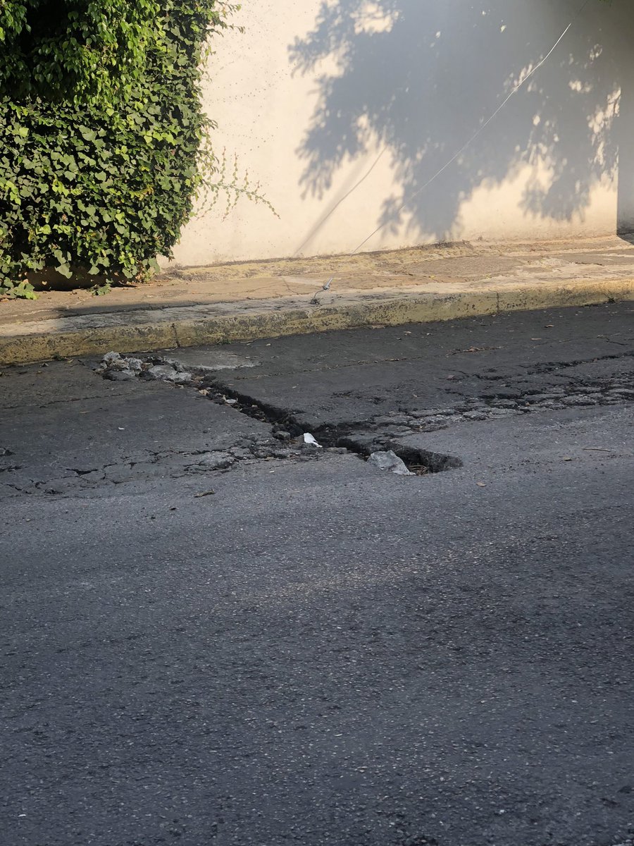 sandyzr86's tweet photo. @CuernavacaGob Calle Ocotepec colonia  Maravillas cada día con más hoyos https://t.co/fTXY2uElwp