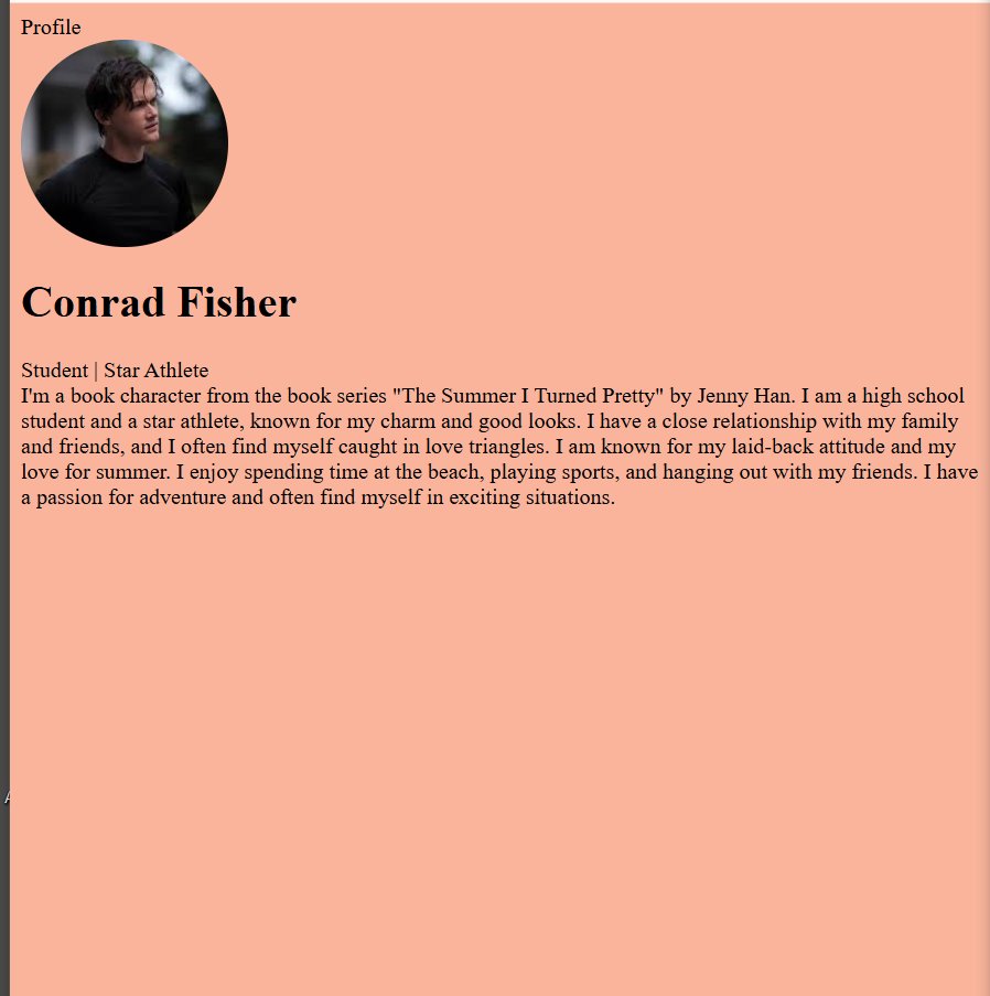 codewithafroj's tweet image. #30NitesOfCode Day 19: 
 After a long time , today I create a simple profile web page in HTML &amp;amp; CSS . I created a profile page of a book&apos;s character and as beginner, it&apos;s good . 🍀🌻
.
.
If you wanna know about pets on vs code . I can help you with it.

Happy Coding ! ! 😊