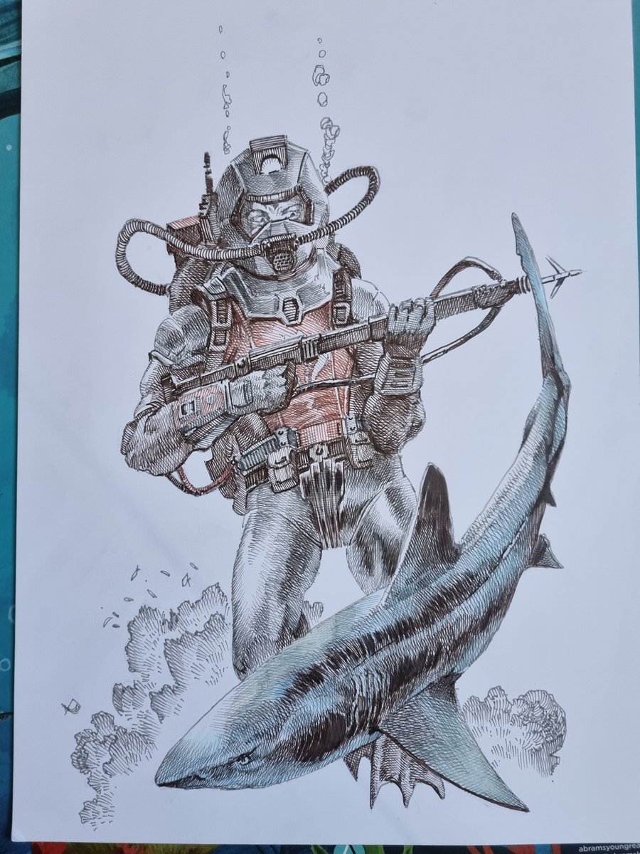 Steve White (@sharkbitesteve) on Twitter photo Commissioned drawing for the forthcoming Enniskillen comicon - an Action Force Eel! I have fond memories of the Eels, especially what might have been <a href="/SimonFurman3/">Simon Furman</a>'s greatest line of dialogue - ever!
Anyone else interested, DM me for details. Commissioned drawing for the forthcoming Enniskillen comicon - an Action Force Eel! I have fond memories of the Eels, especially what might have been <a href="/SimonFurman3/">Simon Furman</a>'s greatest line of dialogue - ever!
Anyone else interested, DM me for details.