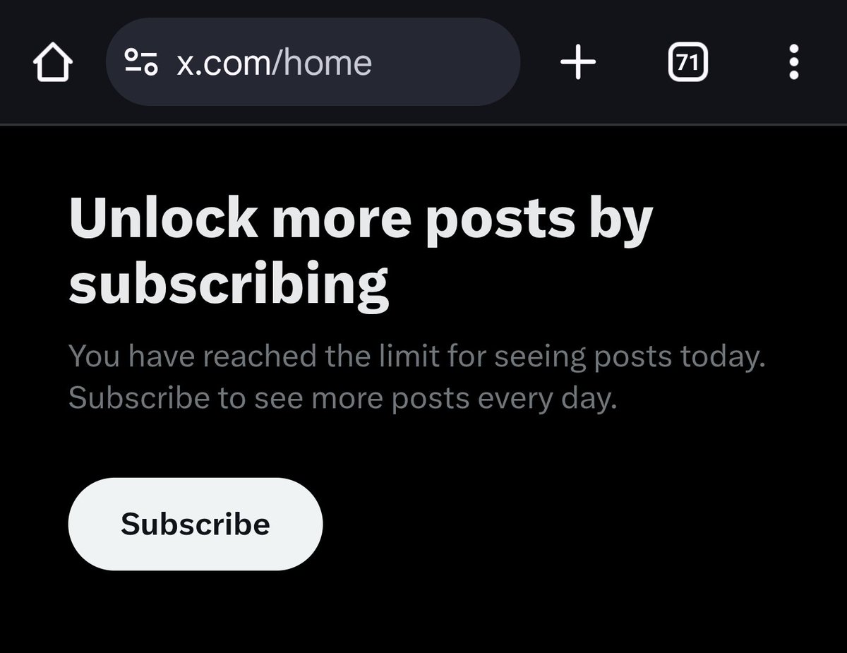 Sapphire_I_S's tweet image. They are testing out reading limits for free users. FYI