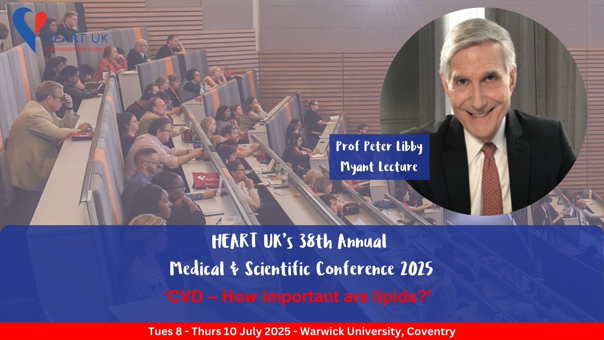 Don’t Miss Out on Early Bird Pricing! Deadline: Monday, 26th May at 23:59 hrs

➡️ Register now - heartuk.org.uk/conference-202…

Registration is open for HEART UK’s 38th Annual Medical &amp; Scientific Conference, taking place from Tuesday 8th to Thursday 10th July 2025, at the University