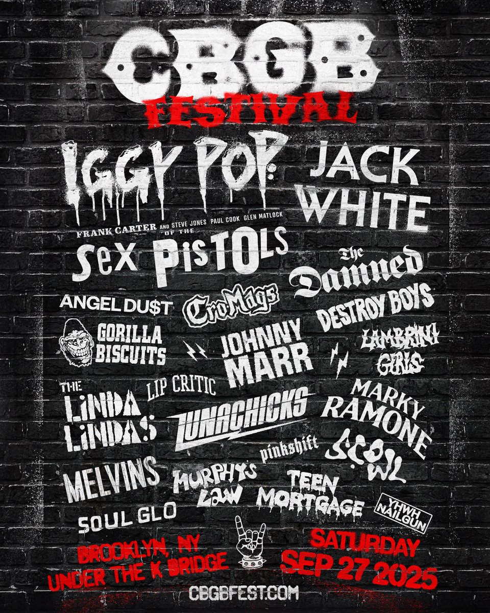New York!! We’re coming back this fall for an insane event. So thrilled to play <a href="/cbgbfest/">cbgbfest</a> at Under the K Bridge in Brooklyn alongside these legends 🌼

Pre-sale starts Thursday May 15th, don’t miss out 💚

cbgbfest.com 
#scowl #cbgbfest