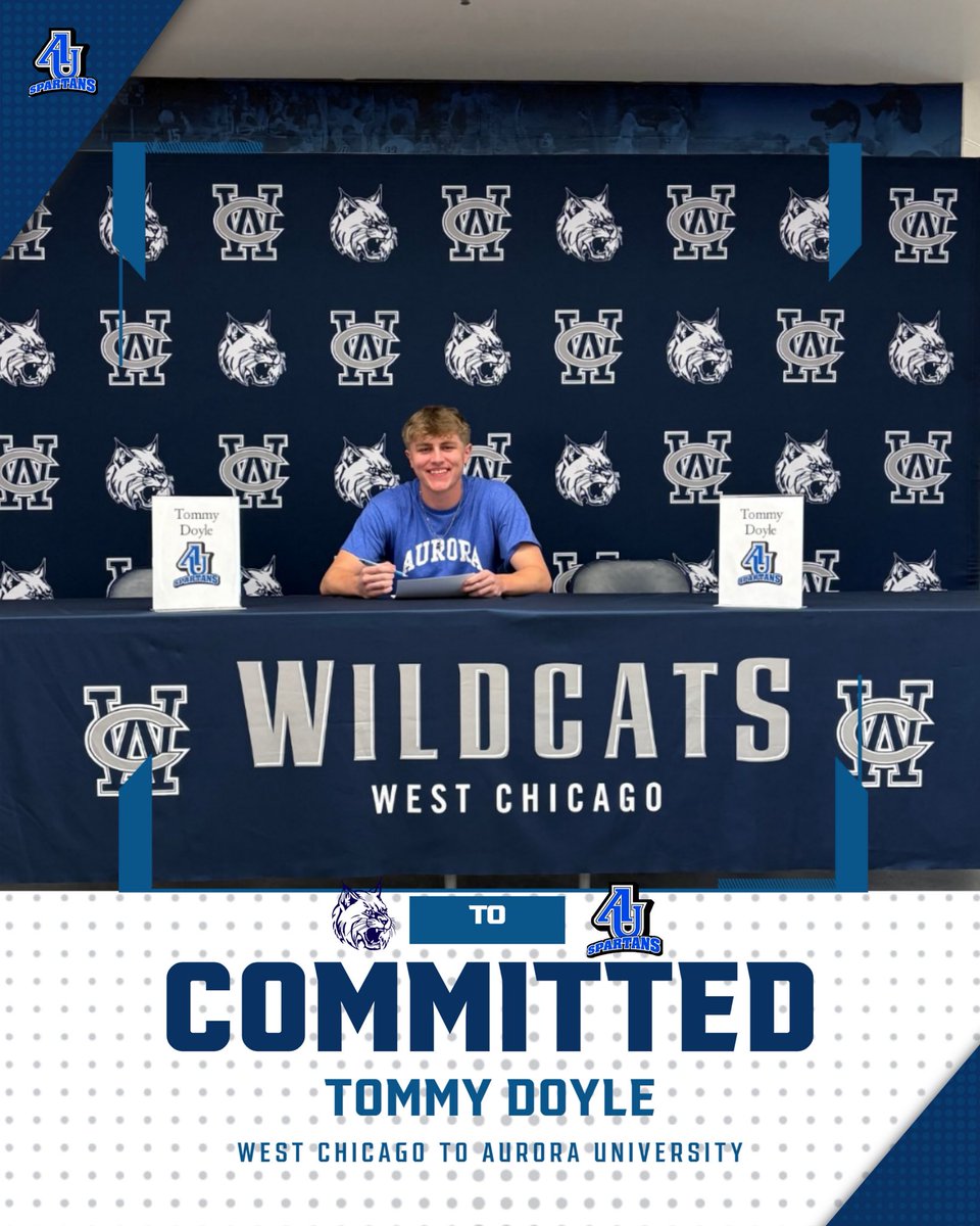 Congratulations to Tommy Doyle on committing to play football at Aurora University next year! WeGo is so proud of you, Tommy! #WeGoTogether
