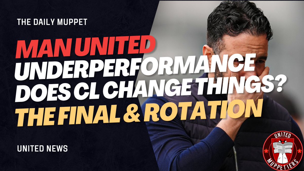 Muppetiers's tweet image. Weekly United podcast with @malachians. Talking about United's disappointing game against West Ham, after a good win V Bilbao. Who is to blame for where the season is at. The Amorim situation for this summer. Mainoo, Transfers &amp;amp; More...

youtu.be/mU6tk0yrSPM