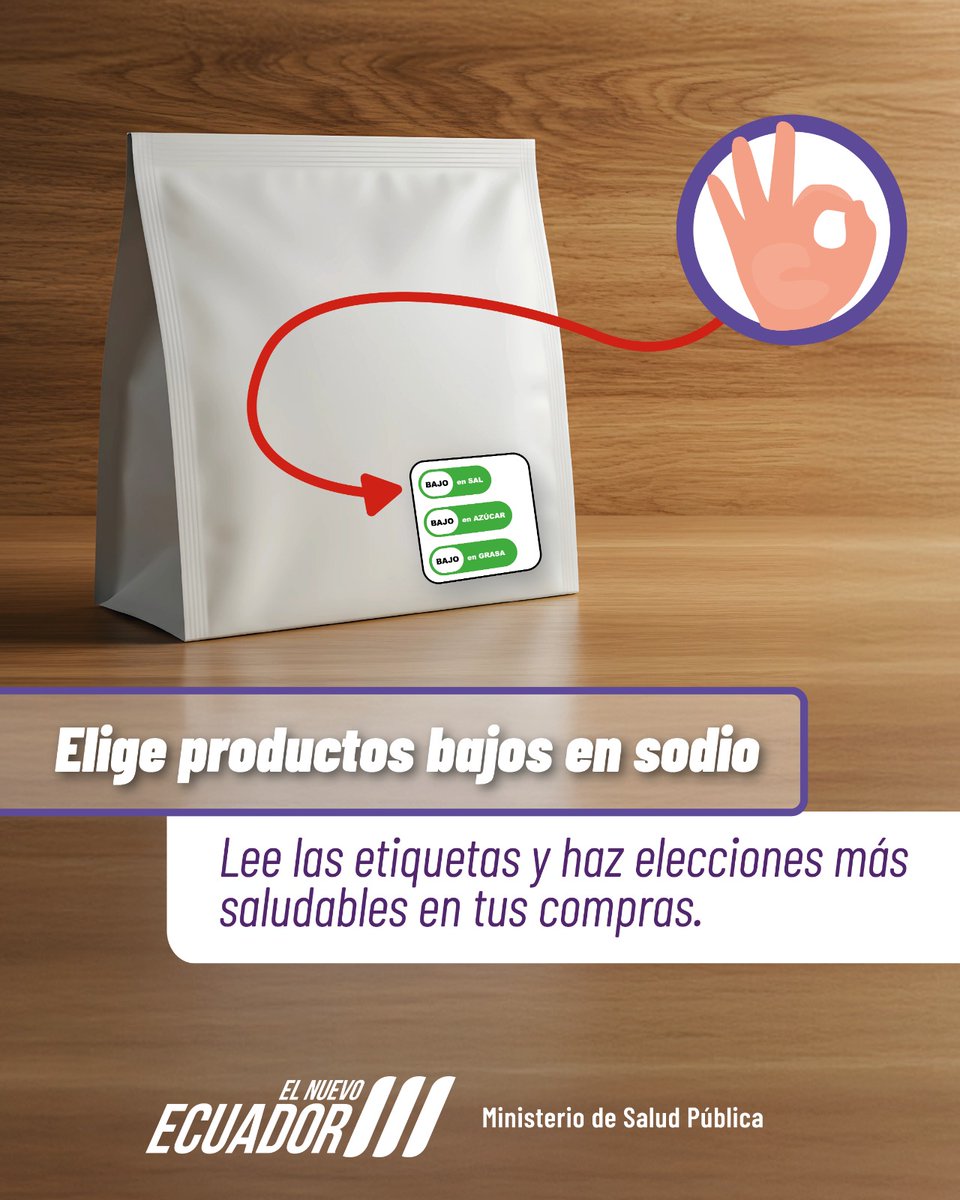 Tu corazón trabaja por ti las 24 horas. 💓

Ayúdalo y cuídalo reduciendo el consumo de sal, así mejoras tu salud y puedes prevenir enfermedades.

#MenosSalMásVida