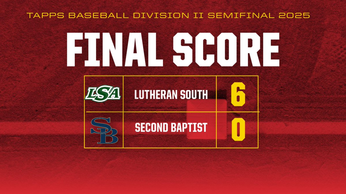 TAPPS 2025 Division II State Semifinal Final Score⚾️