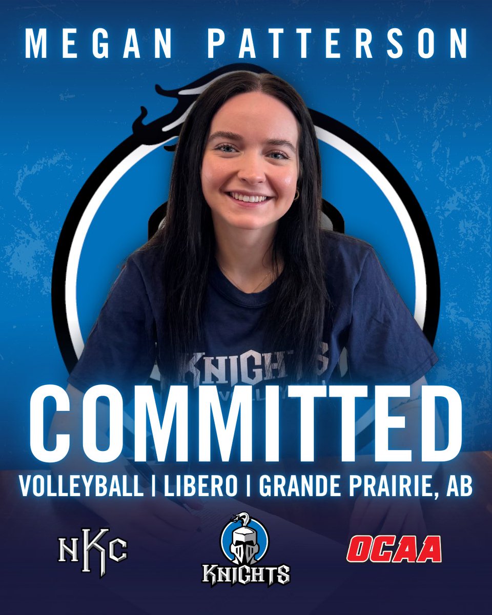🚨 NEW SIGN ALERT 🚨 Megan Patterson is the newest member of our Knights Women’s Volleyball program!

Welcome Megan!

Program: Pre-Health
High School: Charles Spencer High School
Club Team: LVC Yellow

#goknights 🏐
