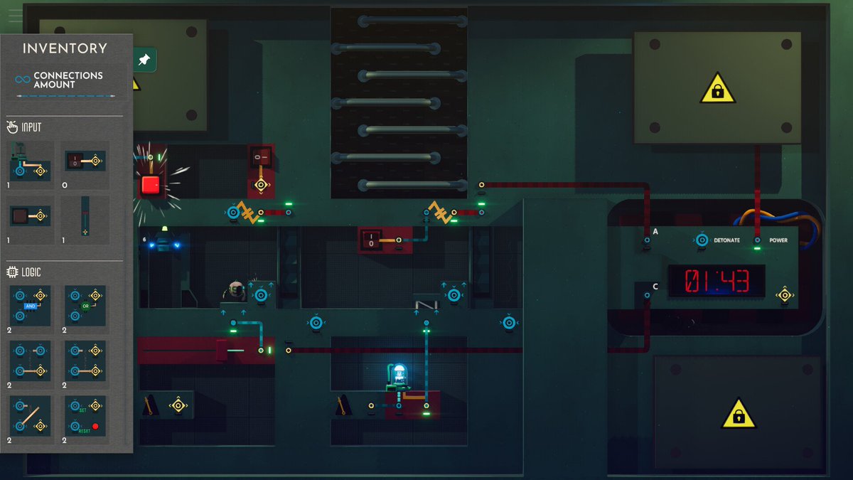 NVGOTD's tweet image. LINKITO

Puzzle game in which you use wires to complete circuits, defuse bombs, and help to thwart an evil corporation&apos;s schemes

[ PC / 2024 / @Playdigious @KalinarmDev ]

playdigious.com/games/linkito/