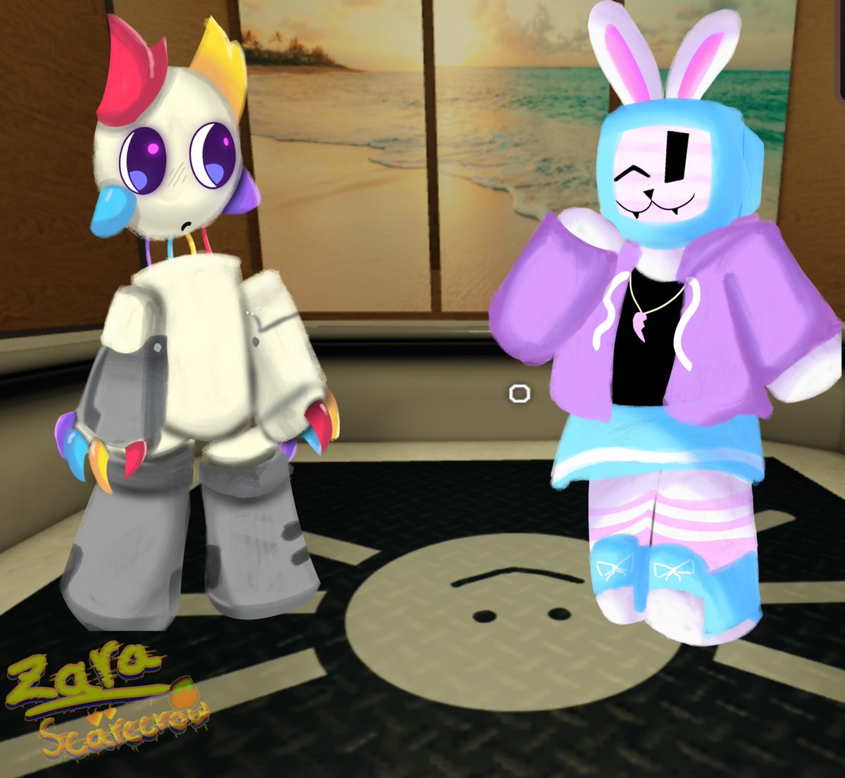 zara_scarecrow's tweet image. Robots :b

#Regretevator 
#Melanie 
#Prototype