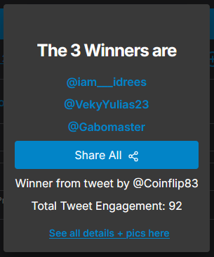 Congratulations to our 3 winners!! Will Dm for your wallet addresses shortly. Please associate ID 0.0.8808165 <a href="/iam___idrees/">Ħedera_Lord</a> <a href="/VekyYulias23/">VekyYulias23 ༼ つ ◕_◕ ༽つ</a> <a href="/Gabomaster/">Gabo</a> Thank you everyone for entering!