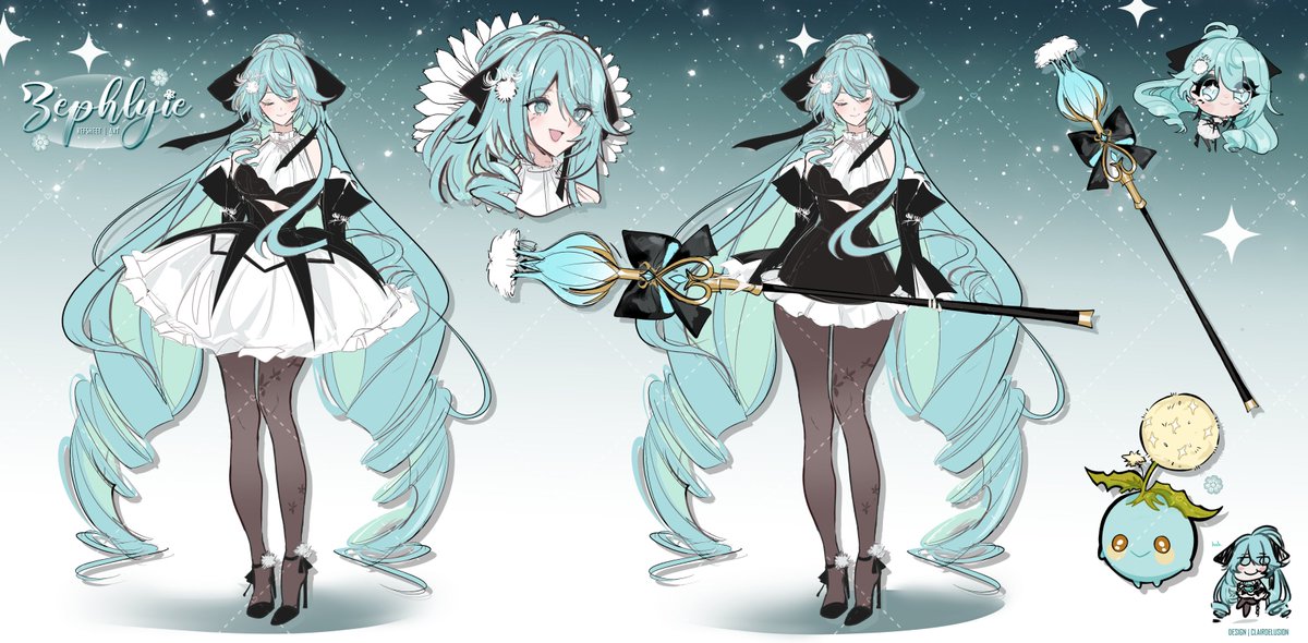⚘.˚ Hi hi, I'm Zephyr - your fluffy, sparkly (and mildly chaotic) Dandelion Magical Girl ☁️🌱
.
let my magical breeze bring art, streams and good vibes onto your timeline... heh... 🌬️💨
.
Design: <a href="/ClairDelusion/">Selene ☾</a> 
Art + Refsheet: me!
#Dandelines