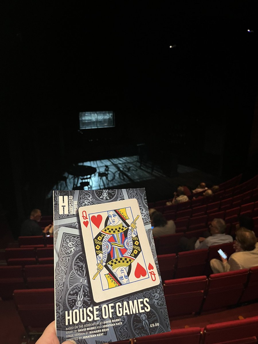 Dan Sinclair (@dansinclair0) on Twitter photo First time in the big ole’ upstairs at <a href="/Hamps_Theatre/">Hampstead Theatre</a>, reviewing the stage adaptation of David Mamet’s House of Games for <a href="/ATDazzles/">All That Dazzles</a> 🦅🦅🦅 First time in the big ole’ upstairs at <a href="/Hamps_Theatre/">Hampstead Theatre</a>, reviewing the stage adaptation of David Mamet’s House of Games for <a href="/ATDazzles/">All That Dazzles</a> 🦅🦅🦅