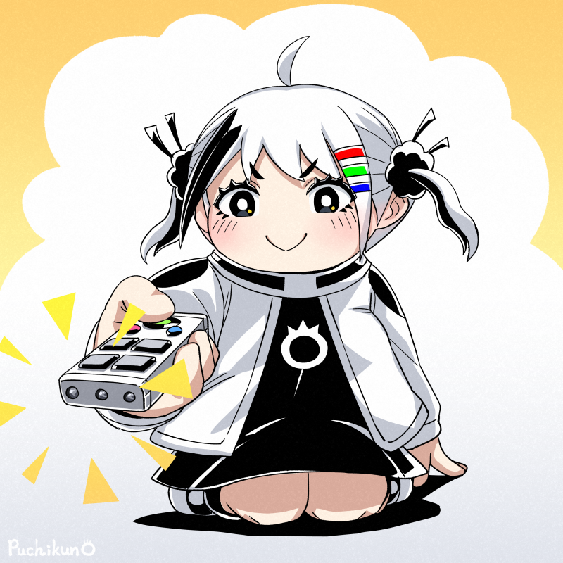 「おはモノチ「リモコンスイッチ、オンだっち!」#MonochiProject 」|ぷちくん/puchikun（絵師）のイラスト