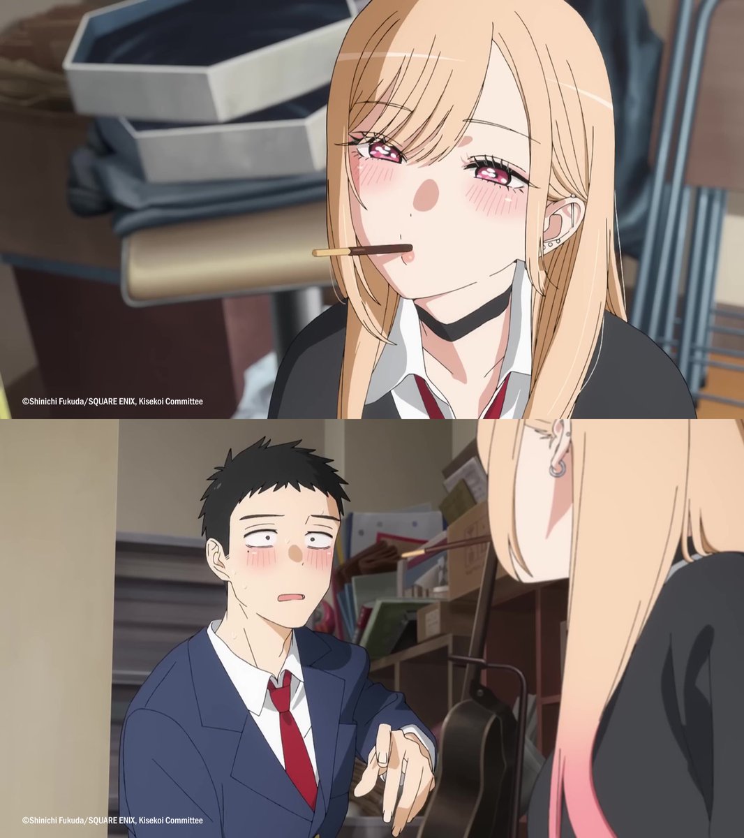animetv_jp's tweet photo. Marin will brighten up your July 😳

— via My Dress-Up Darling Season 2 https://t.co/gKZ9sFoOo9