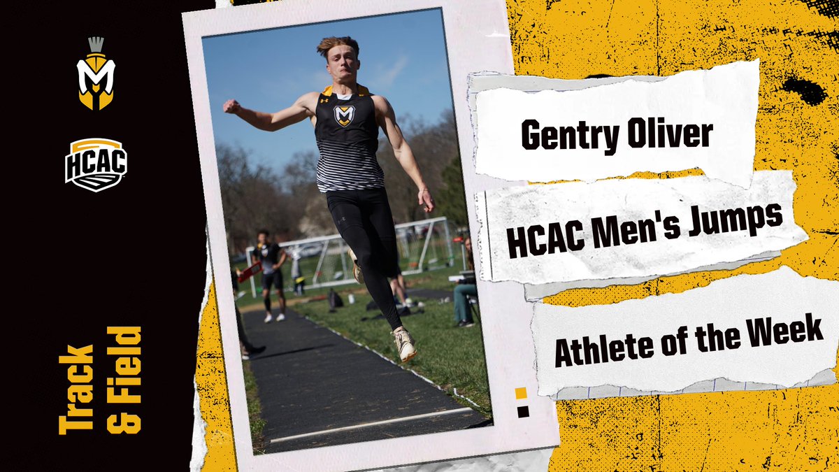 MOTF: Gentry Oliver named HCAC Jumps Athlete of the Week for week 6! This comes after his performance at the St. Francis Last Chance Meet where he won the long jump with a jump of 7.03m!                

Read: tinyurl.com/2crje4wf 

#MUSpartans | #SpartanPride